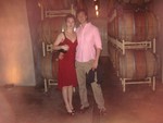 Buck and Roo's wedding was in the land of wine....