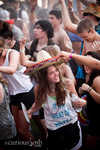 The crowd has fun during Sammy Bliss and Jesse Wright's tag team Pocket DJ set on the Do Lab stage