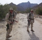 you just don't get this quality of random military police with big guns in the US parks...